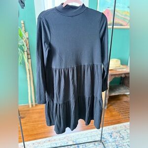 GAP Black Tiered Dress